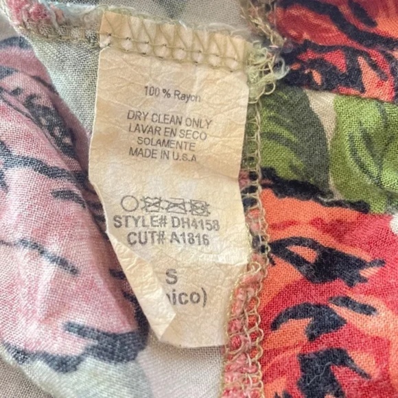 A Is For Audrey | 90s Y2K Floral Mini Skirt – Made in USA, Paper Label – Size S - Picture 7 of 12